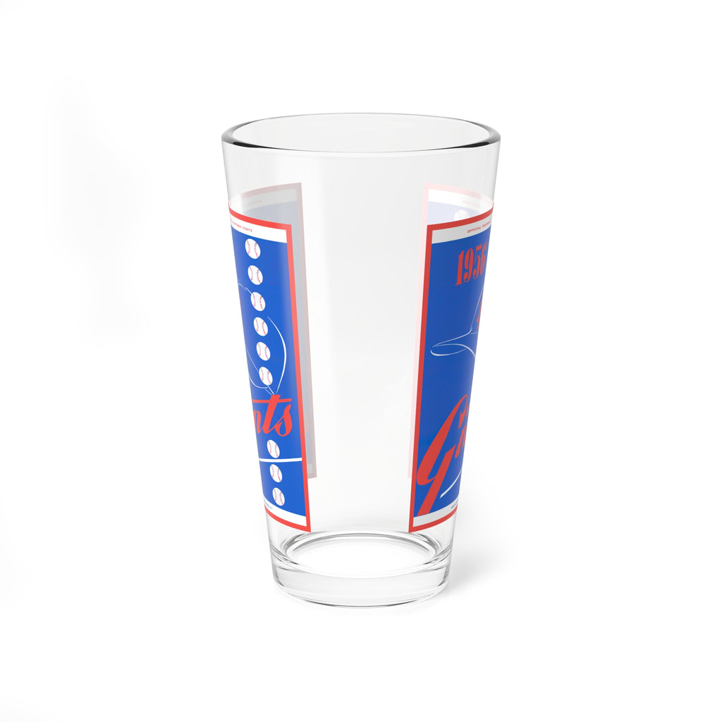 1956 New York Giants Mixing Glass — 16oz Baseball Mixing Glass