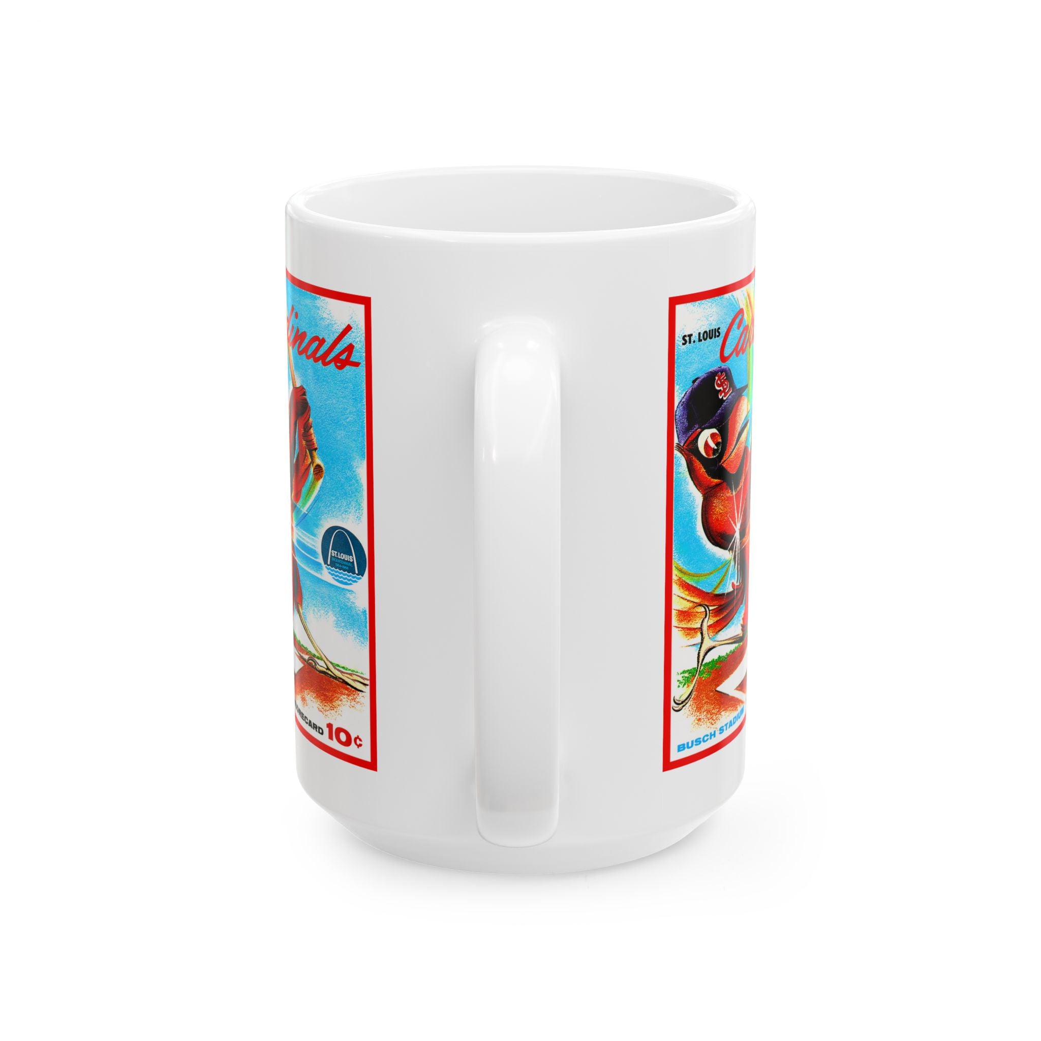 Ceramic Mug, 1964 Baseball St Louis Cardinals, Sports Fan Gift, Coffee Cup, Gift for Baseball Lover, Vintage Baseball Mug Memorabilia,