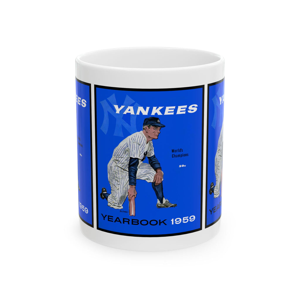 1959 Yankees Vintage Yearbook Ceramic Mug 11oz and 15oz