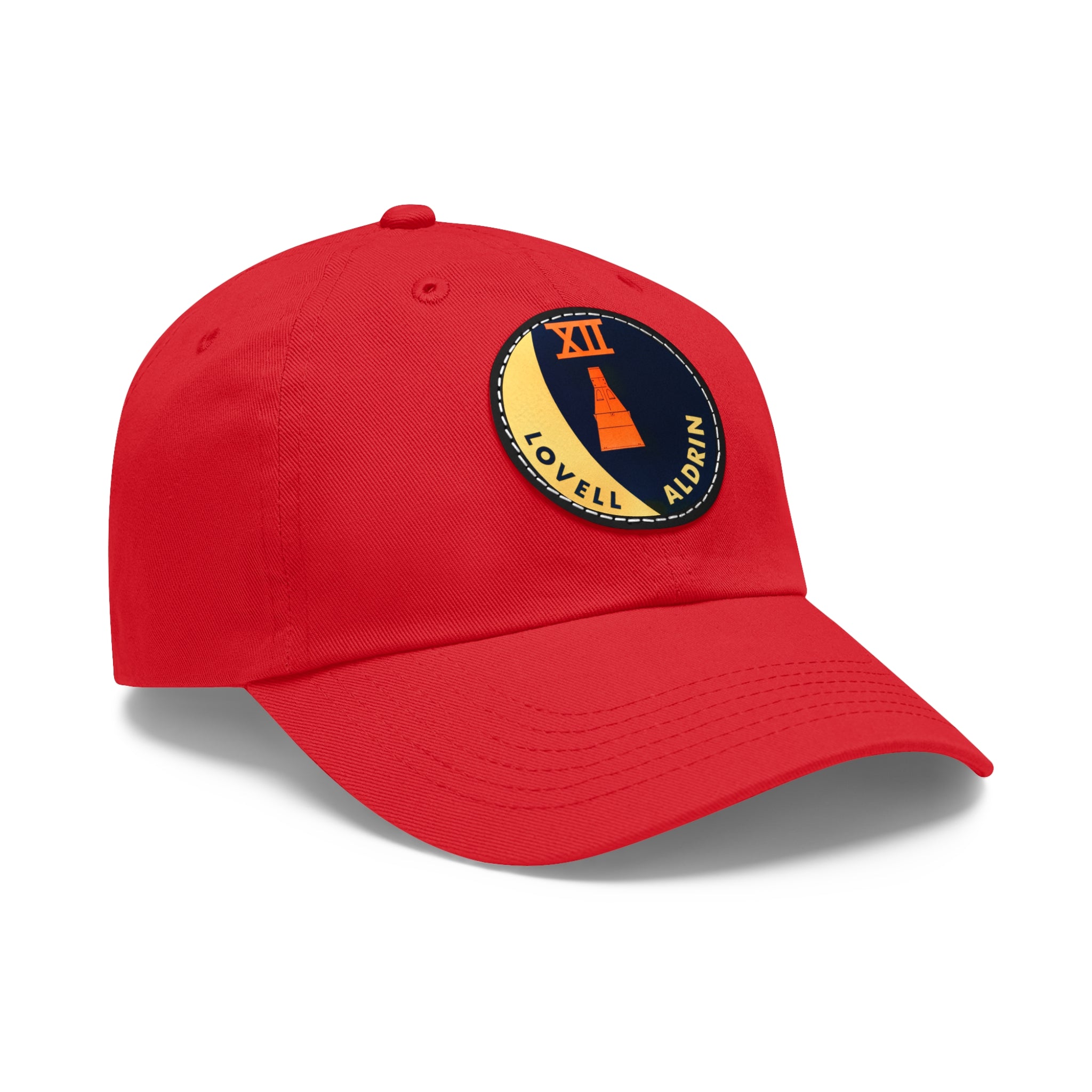 NASA Gemini 12 - Flight Patch - Dad Hat with Leather Patch (Round)