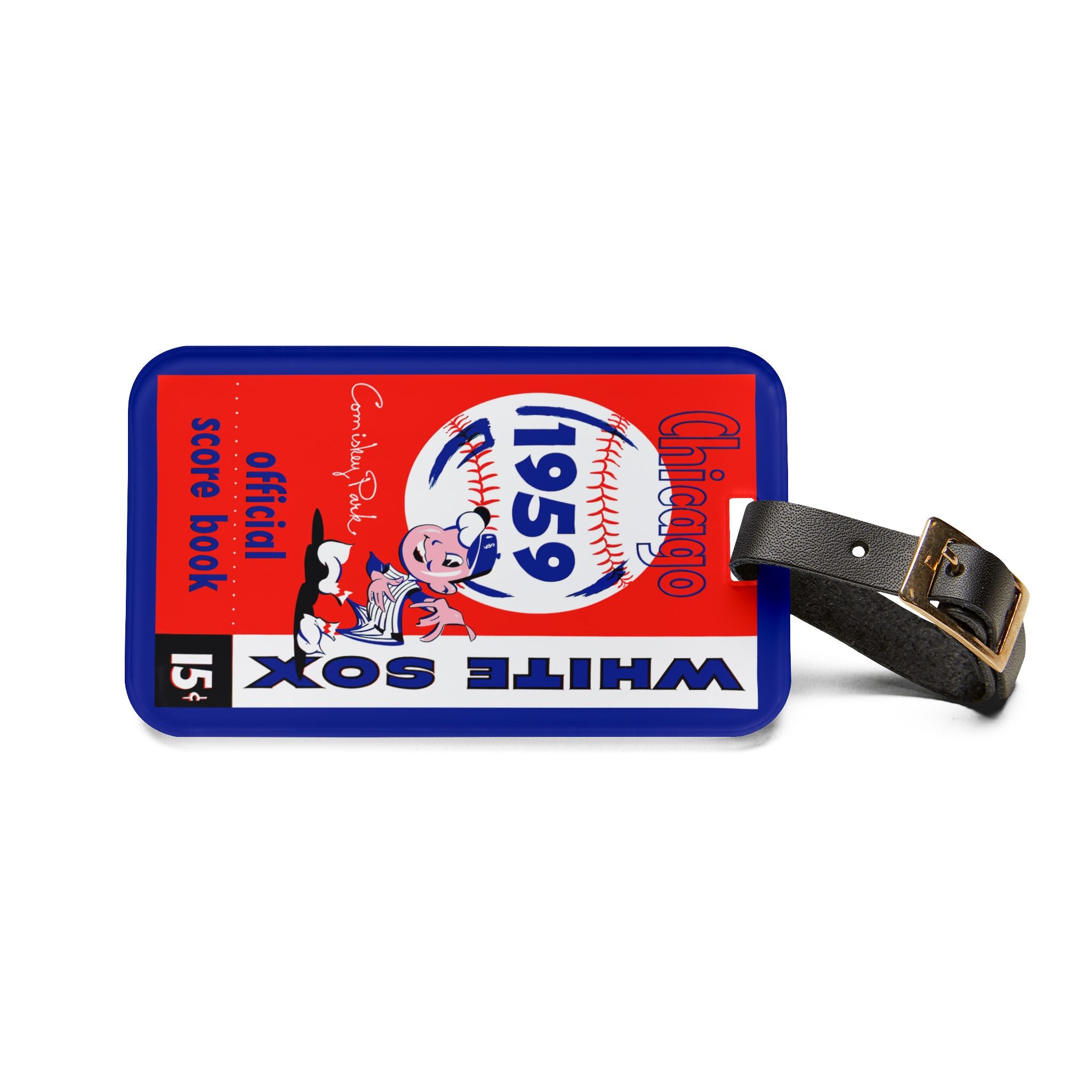 1959 White Sox Luggage Tag | Vintage Baseball Travel ID