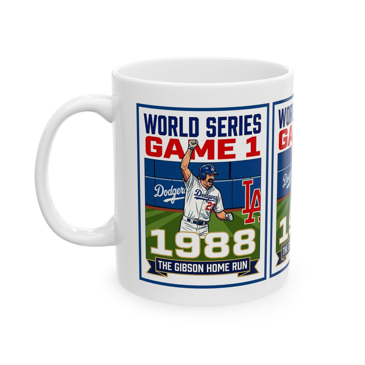 1988 World Series Mug – The Gibson Home Run Ceramic Coffee Cup (11oz/15oz)