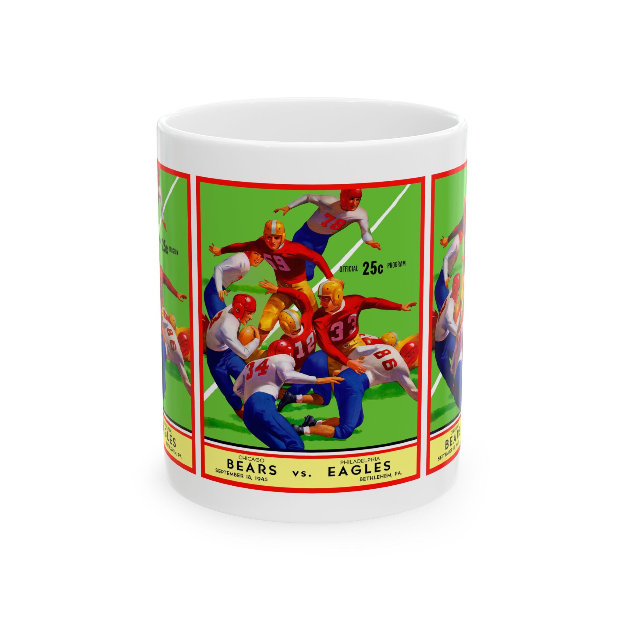 1945 Football Bears Eagles Mug | Vintage Football Design 11oz and 15oz