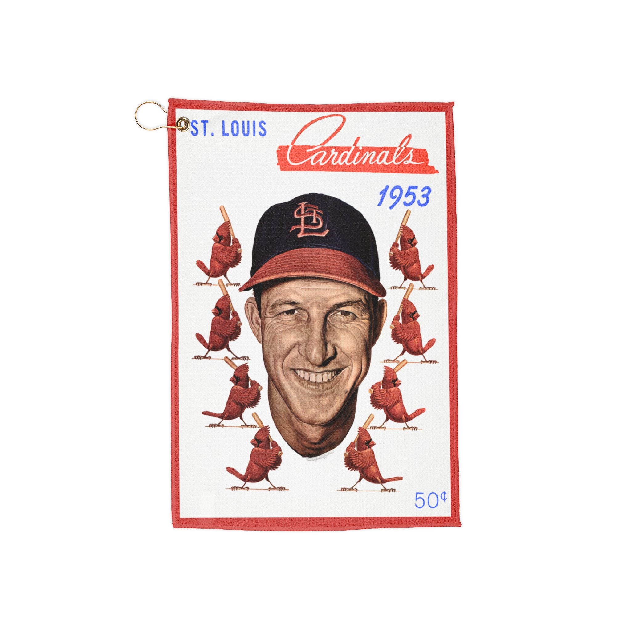 1953 Baseball Cardinals Golf Towel