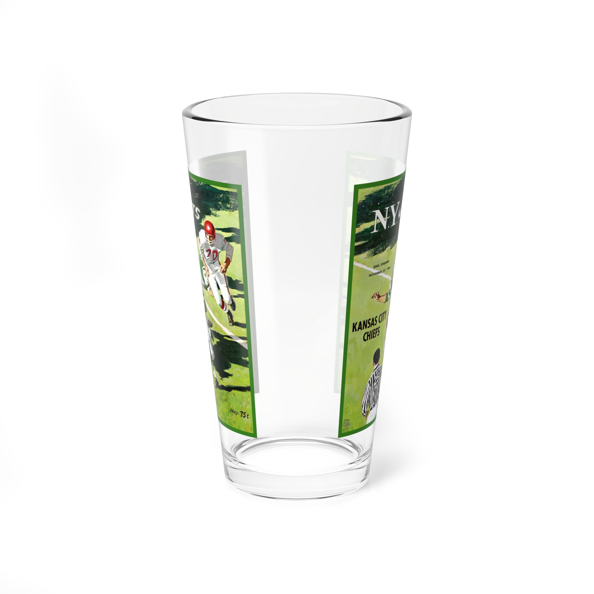 Mug, 1966 Football New York Jets Kansas City, Sports Fan Gift, Unique Coffee Cup, Vintage Design, Game Day Glassware