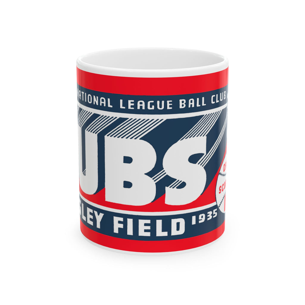Ceramic Mug, 1935 Baseball Chicago Cubs, Sports Fan Gift, Vintage Baseball Memorabilia, Baseball Enthusiast Mug, Retro Baseball Collectible,