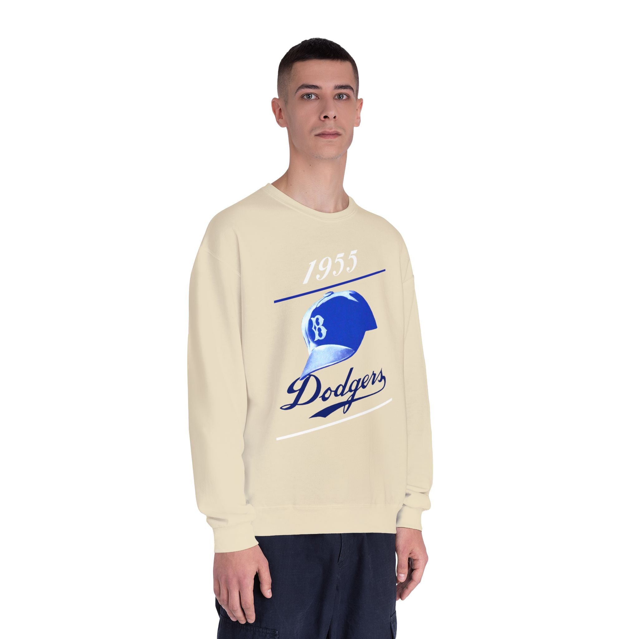 1955 Brooklyn Baseball Crewneck Sweatshirt | NuBlend