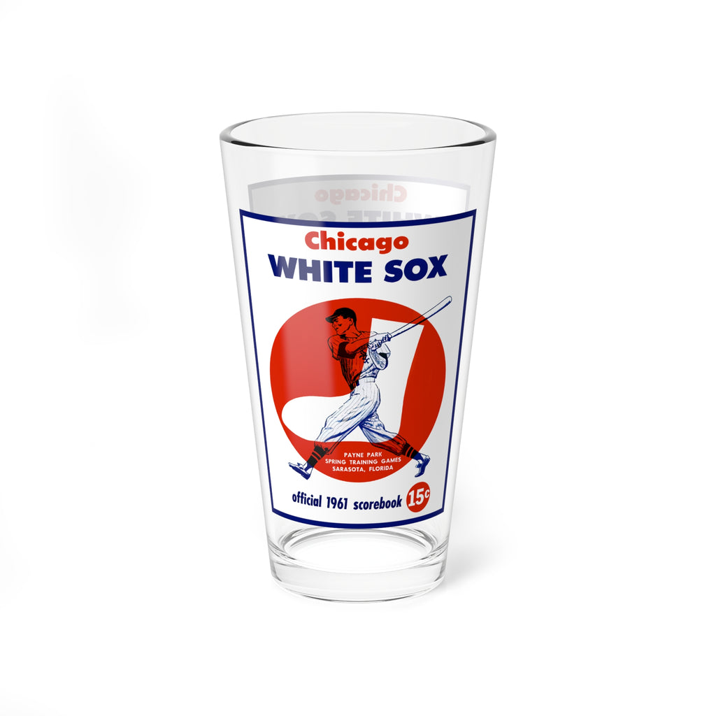 1961 Chicago Baseball Spring Training Mixing Glass, 16oz