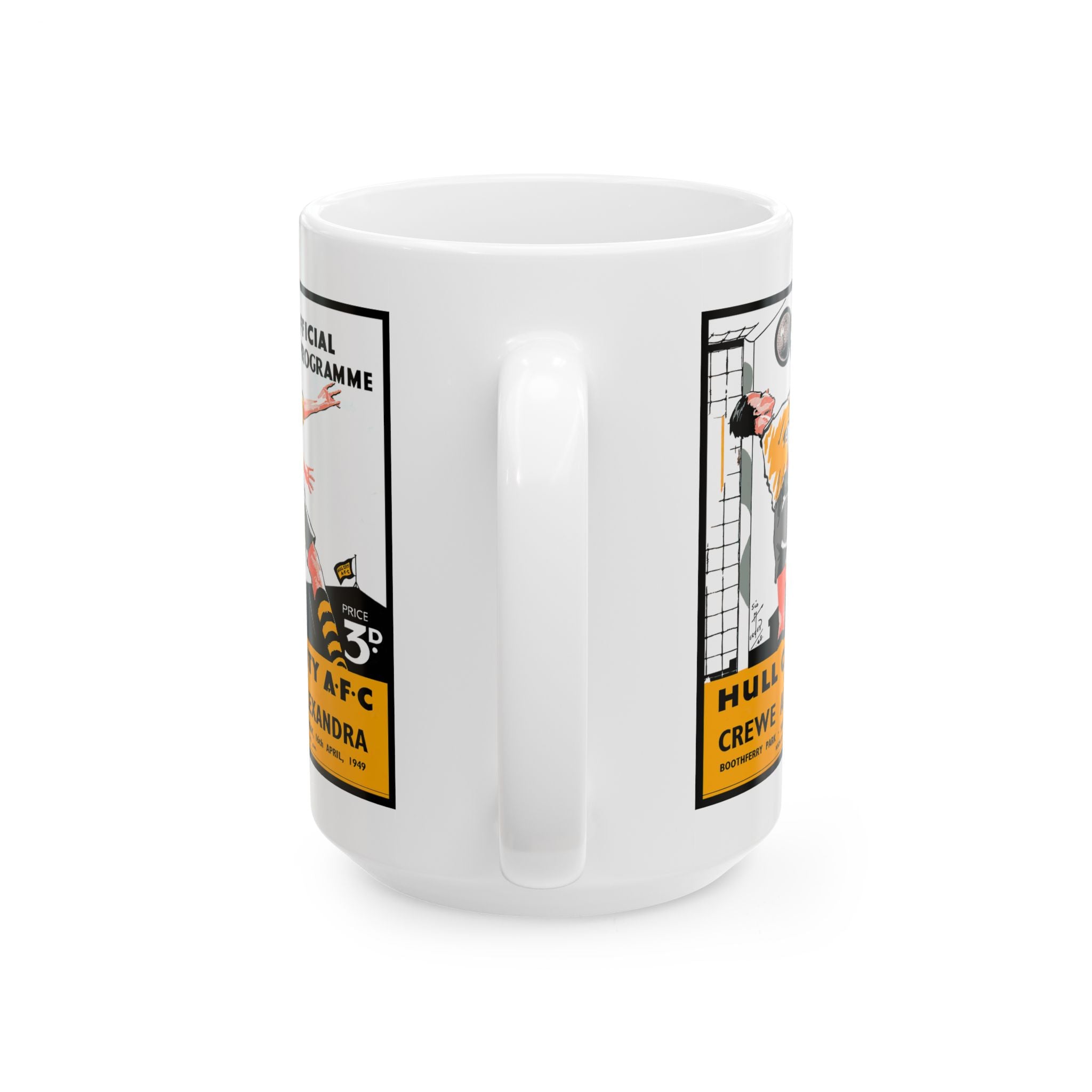 Hull City AFC 1949 Retro Crest Mug | Ceramic Football Memorabilia 11oz and 15oz
