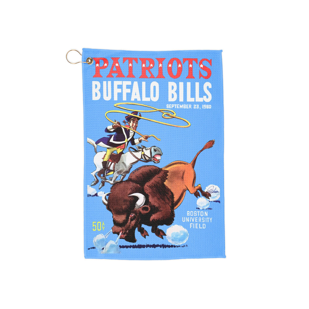 1960 Football Patriots vs Bills Golf Towel | Vintage Football