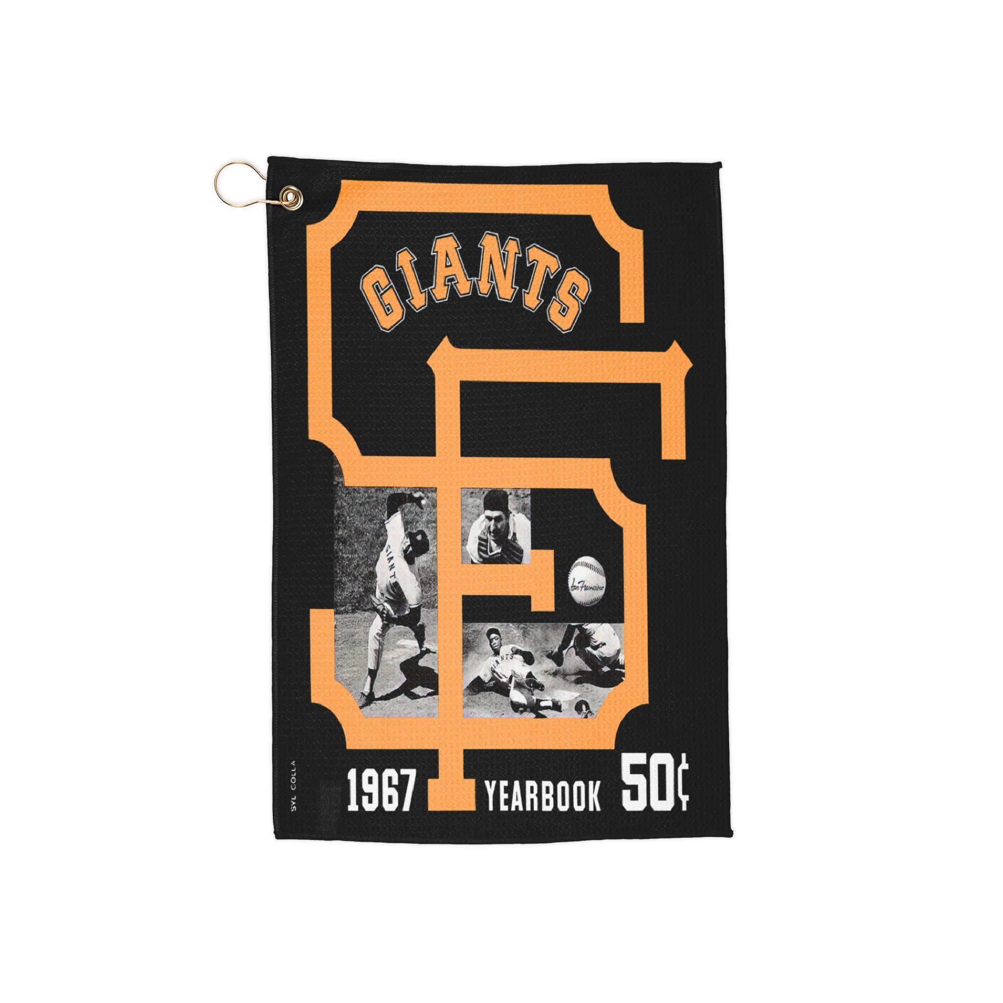 1967 Baseball Giants Golf Towel | Vintage San Francisco Giants Memorabilia