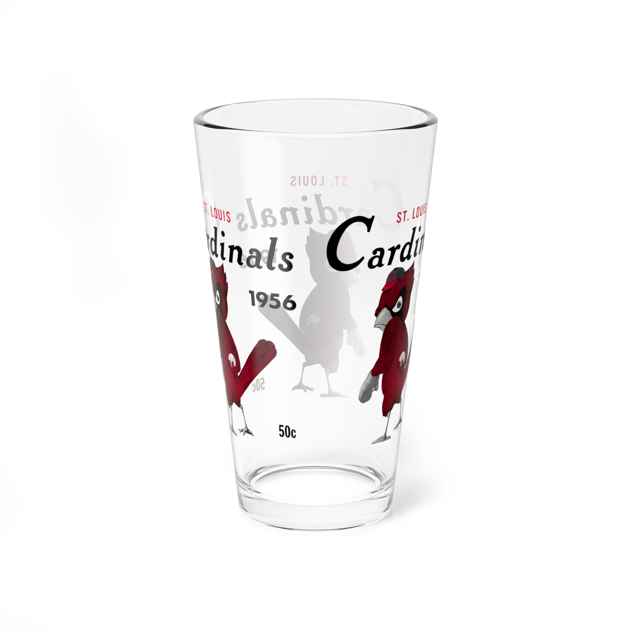 1956 Vintage Cardinals Yearbook Cover  -  Pint Glass, 16oz