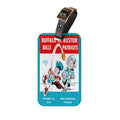 1963 Football Buffalo-Boston Luggage Tag | Vintage Sports Travel Identifier
