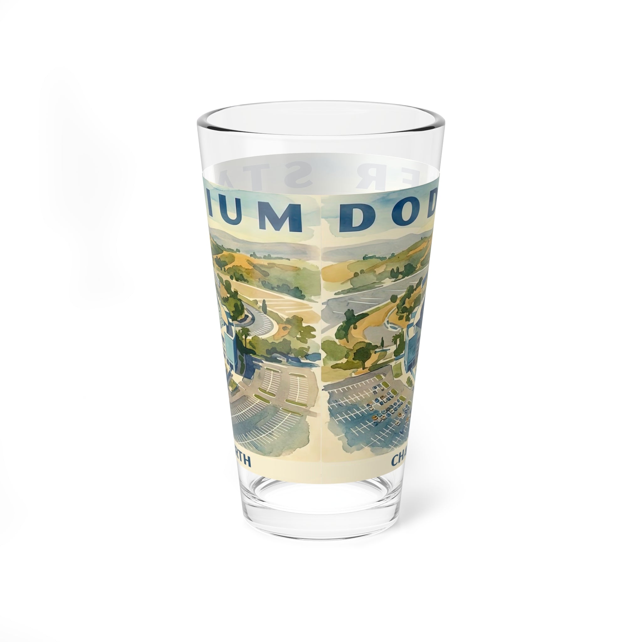 Chavez Ravine Dodger Stadium Mixing Glass 16oz
