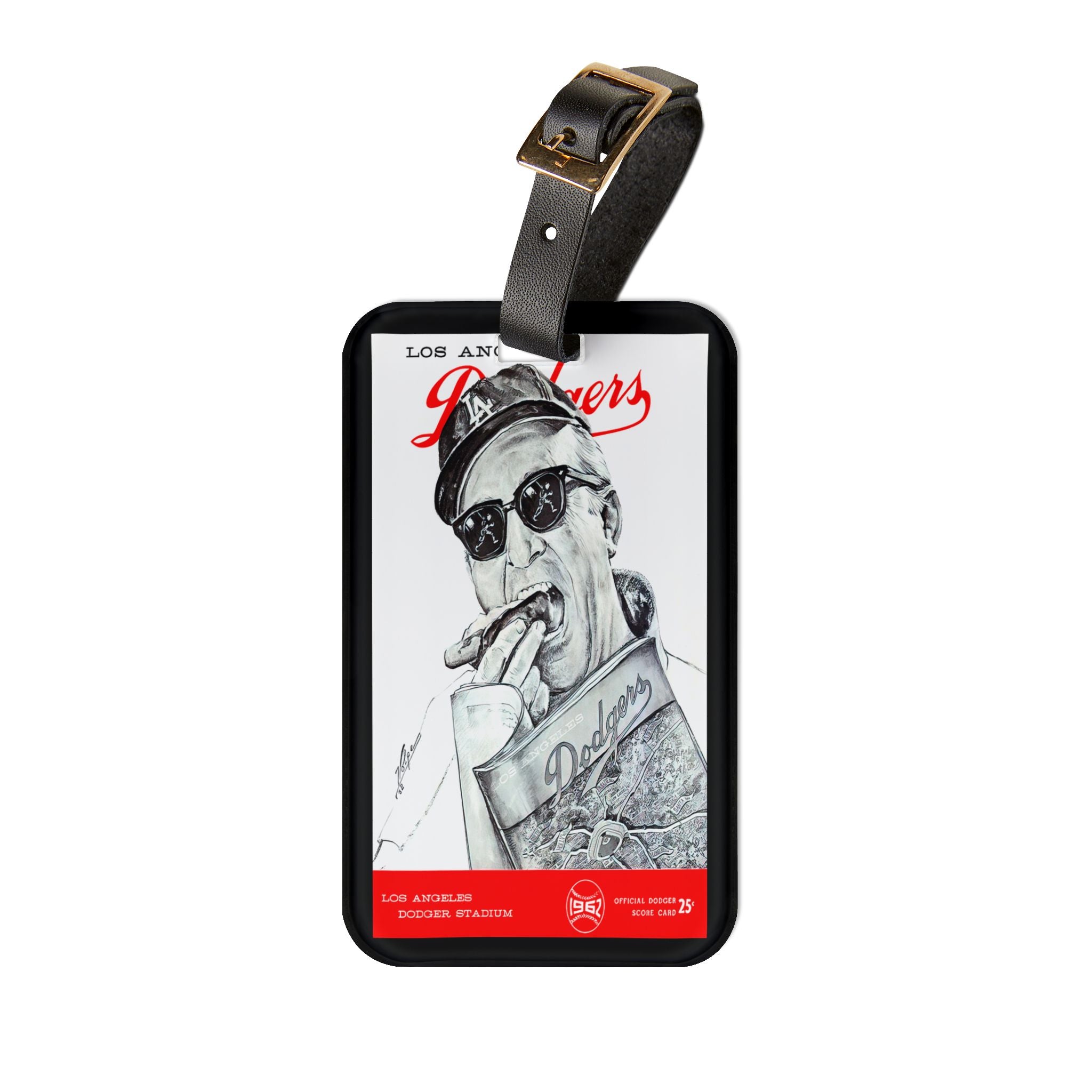 1962 Baseball Luggage Tag | Vintage Sports Travel ID
