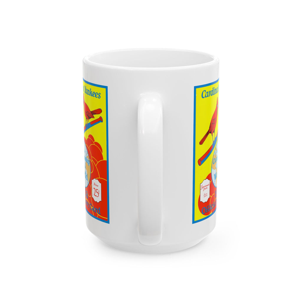 Baseball World Series Ceramic Mug, Cardinals vs Yankees, Sports Fan Gift, 1928 Championship Coffee Cup, 11oz 15oz Novelty Tea Mug, Baseball