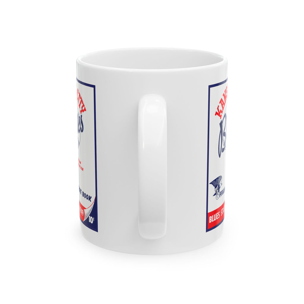 1949 Baseball Kansas City Blues Mug | Vintage Baseball Ceramic Coffee Cup 11 oz and 15 oz