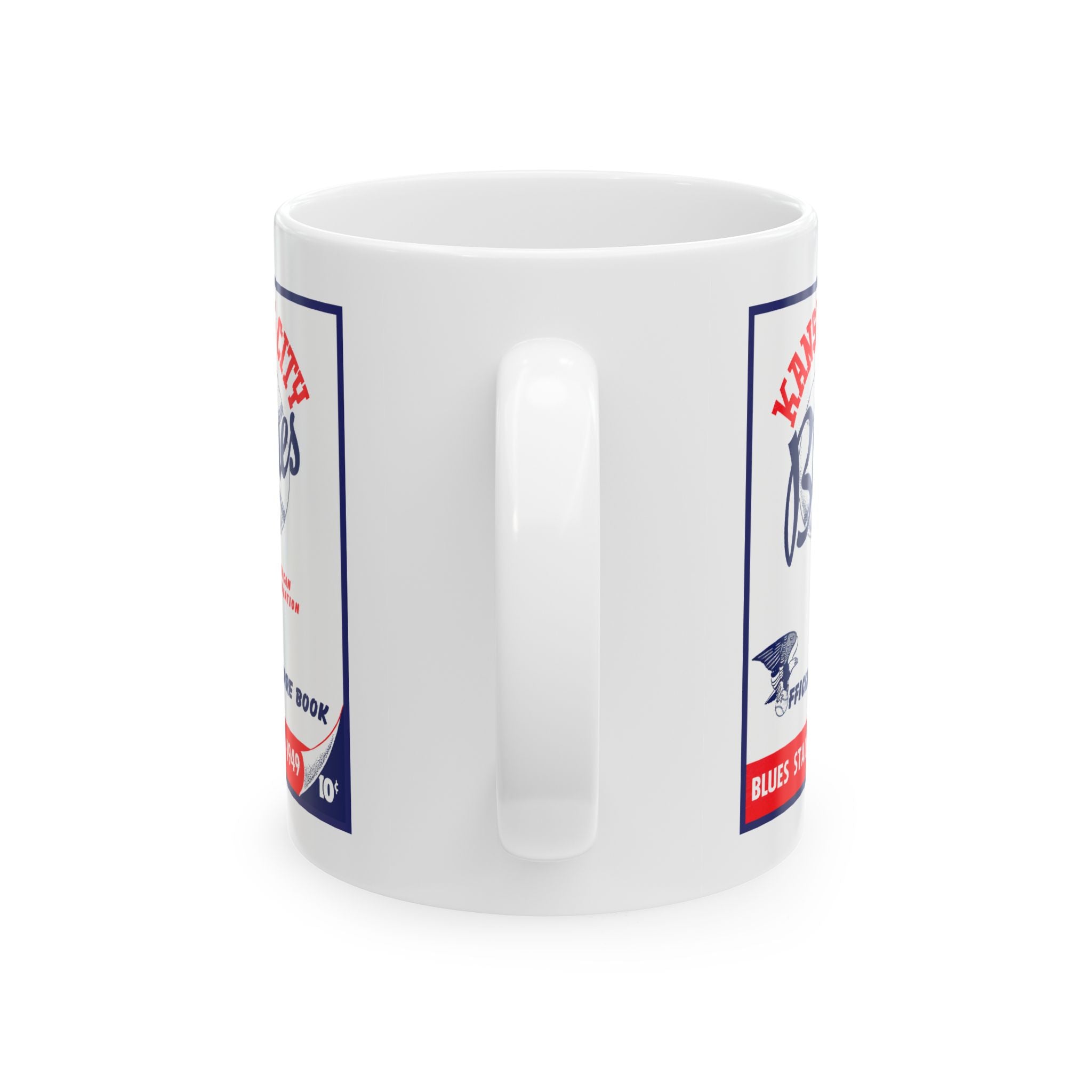 1949 Baseball Kansas City Blues Mug | Vintage Baseball Ceramic Coffee Cup 11 oz and 15 oz