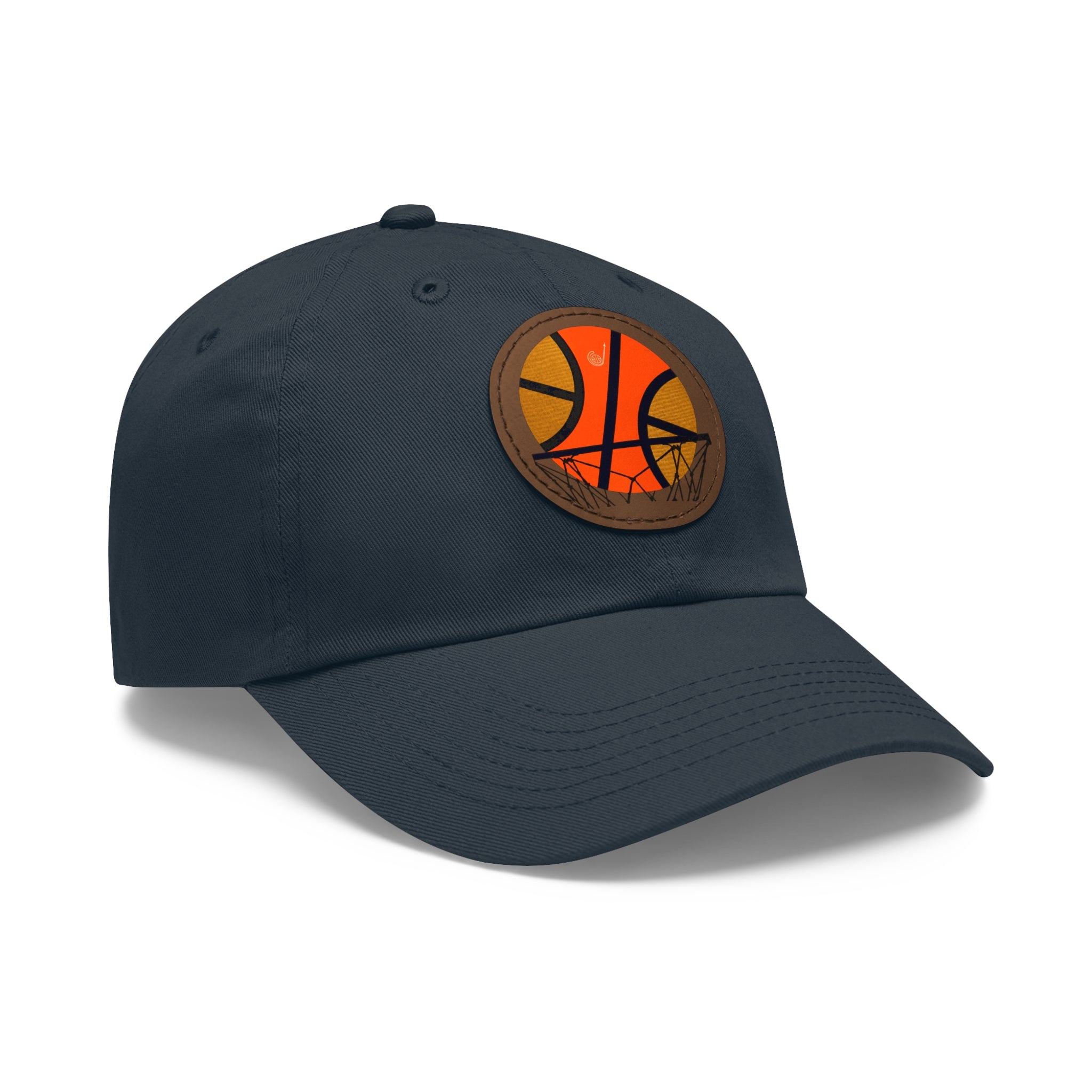 1967- 1968 Vintage Seattle Super Sonics Basketball - Dad Hat with Leather Patch (Round)