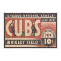 Baseball Doormat, Chicago Cubs Rug, 1934 Sports Decor, Entryway Welcome Mat, Gift for Baseball Fan, Home Game Room Decoration