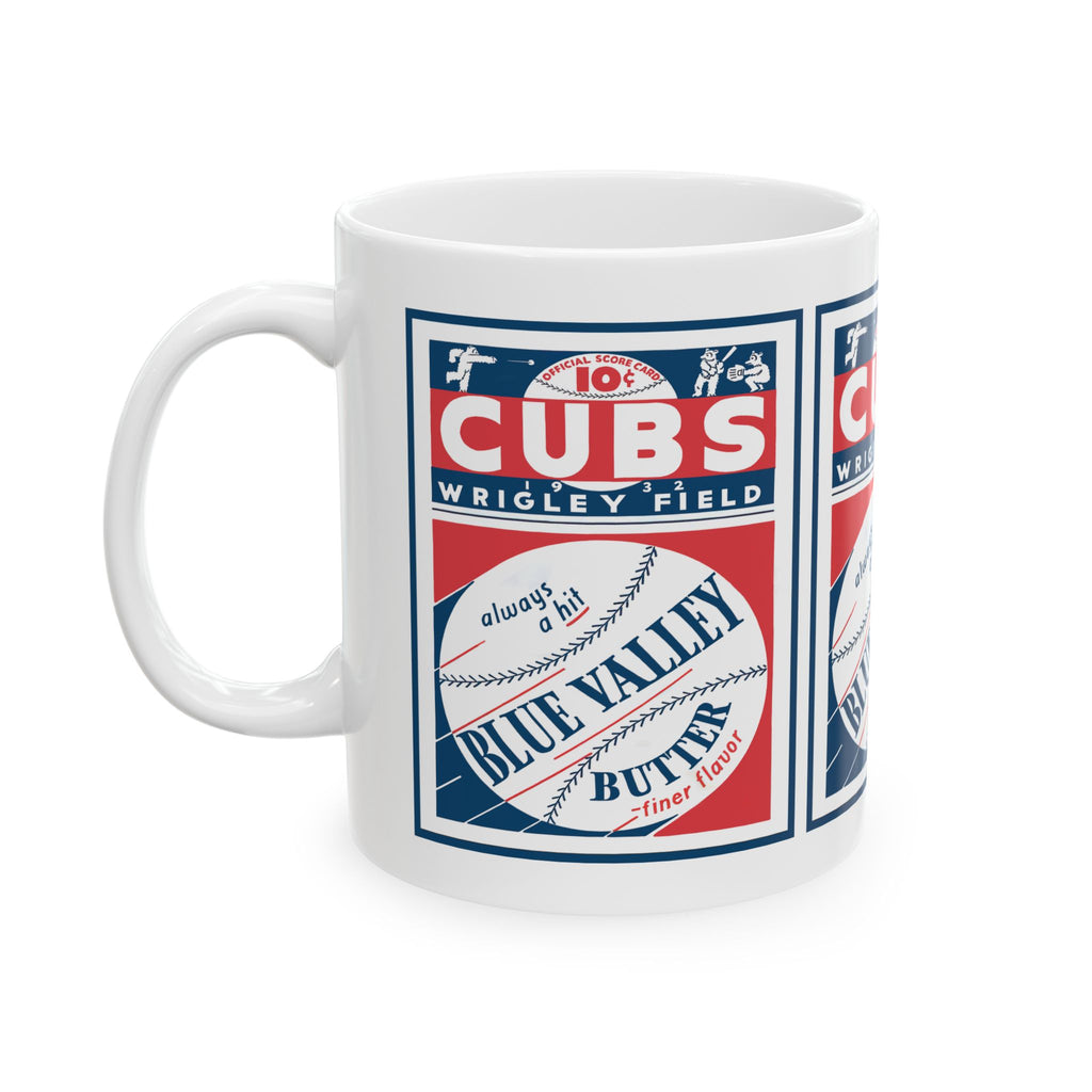 1932 Cubs Wrigley Field Vintage Baseball Ceramic Mug (11oz, 15oz)