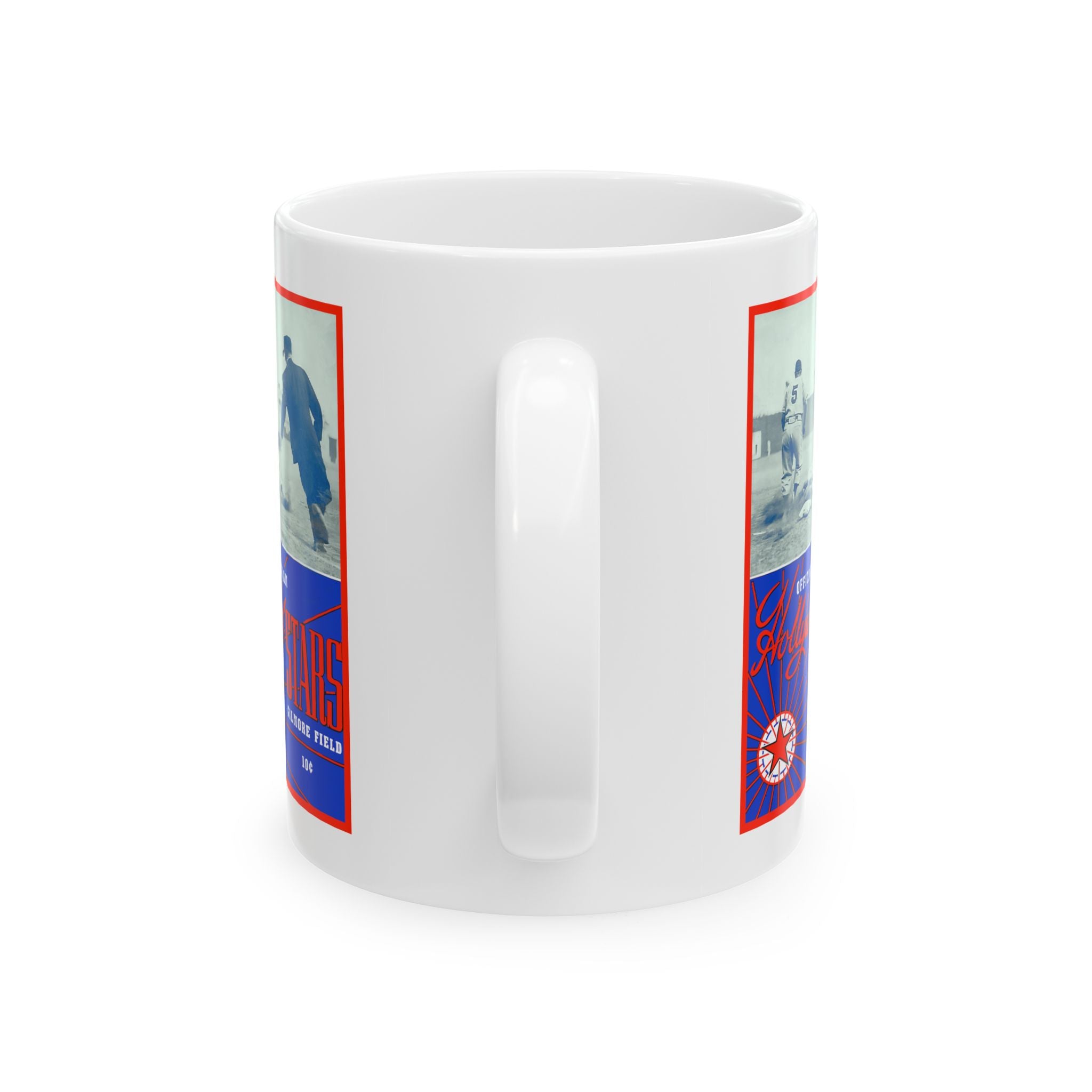 Vintage 1947 Baseball Hollywood Stars-Pacific Coast League Ceramic Mug, Retro Sports Fan Gift, Coffee Cup, Tea Mug, Office Desk Decoration,