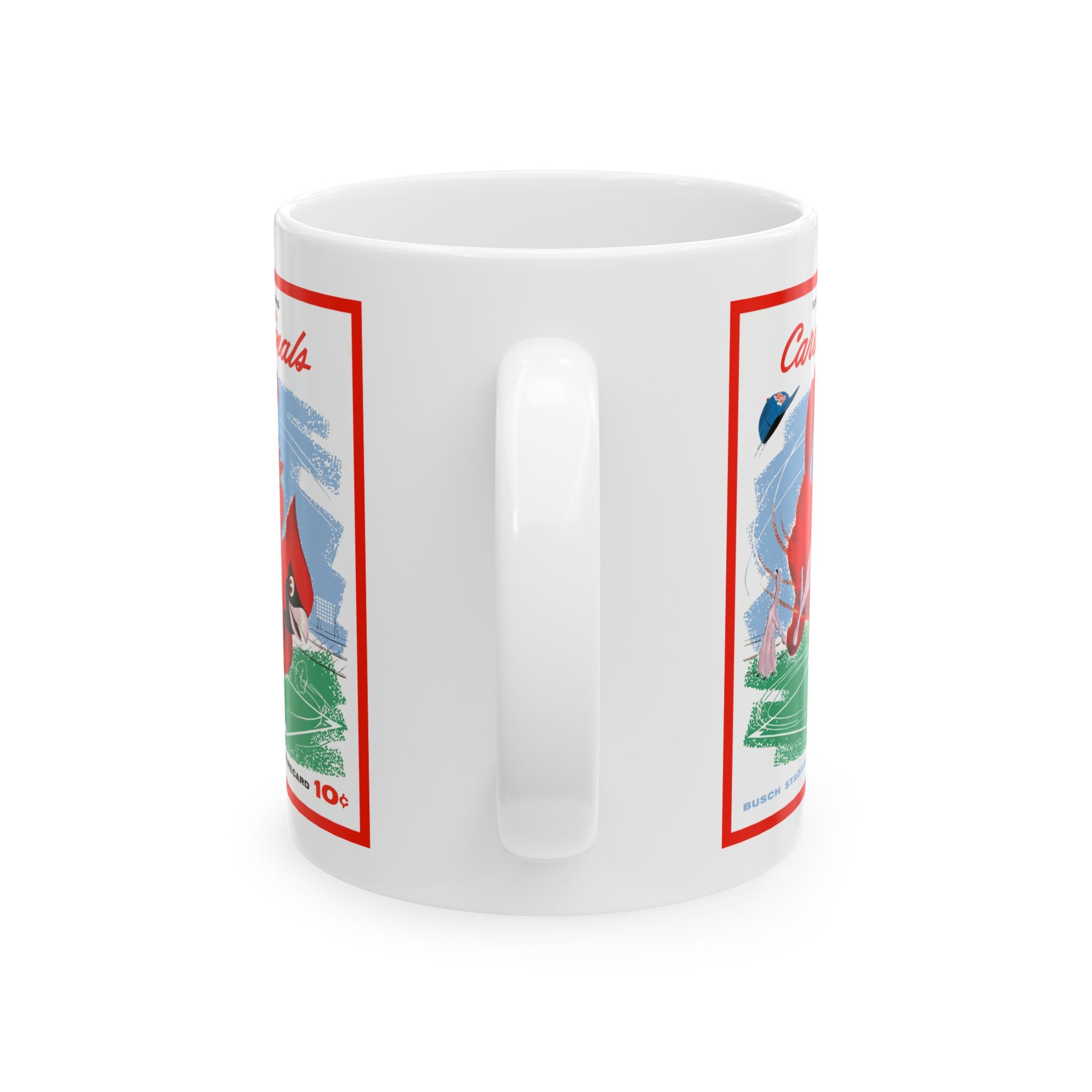 Vintage 1958 Cardinals Baseball Ceramic Mug, Sports Fan Gift, Baseball Memorabilia, Gift for Him, Sports Collectible, Baseball Enthusiast