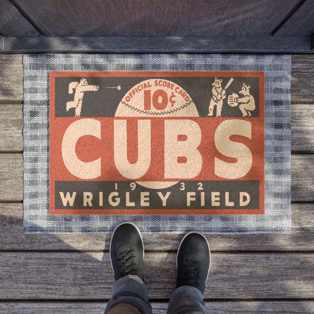 1932 Chicago Baseball Doormat — Vintage Baseball