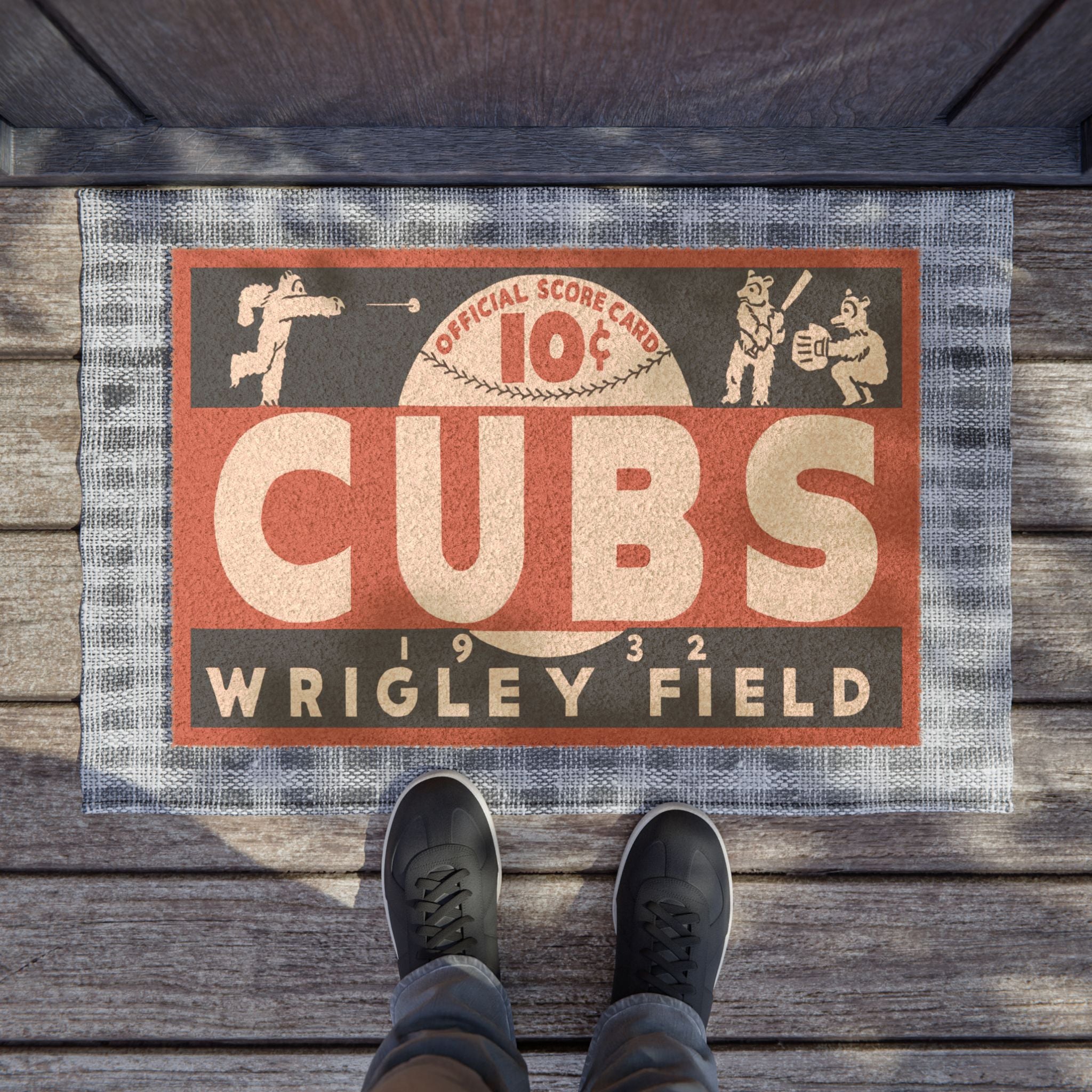 1932 Chicago Baseball Doormat — Vintage Baseball