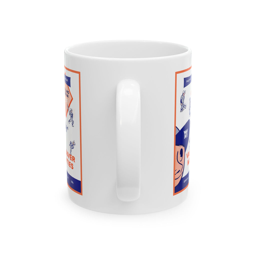 Vancouver Mounties 1959 Pacific Coast League Baseball Ceramic Mug — 11oz & 15oz