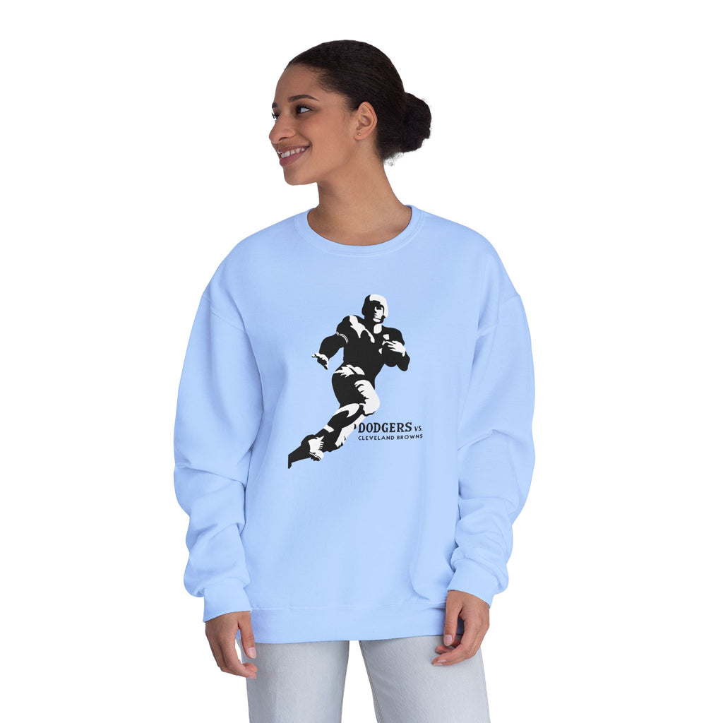 1947 Vintage Brooklyn Dodgers - Cleveland Browns Football  - NuBlend® Crewneck Sweatshirt