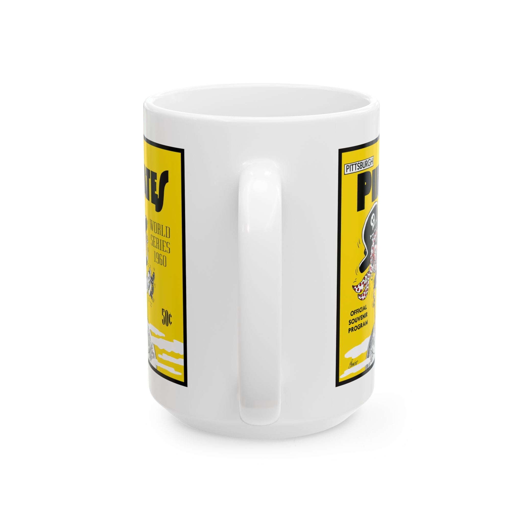 Baseball World Series Pittsburgh Pirates Ceramic Mug, Sports Fan Gift, Baseball Lover Mug, Gift for Sports Enthusiast, Vintage Baseball Mug