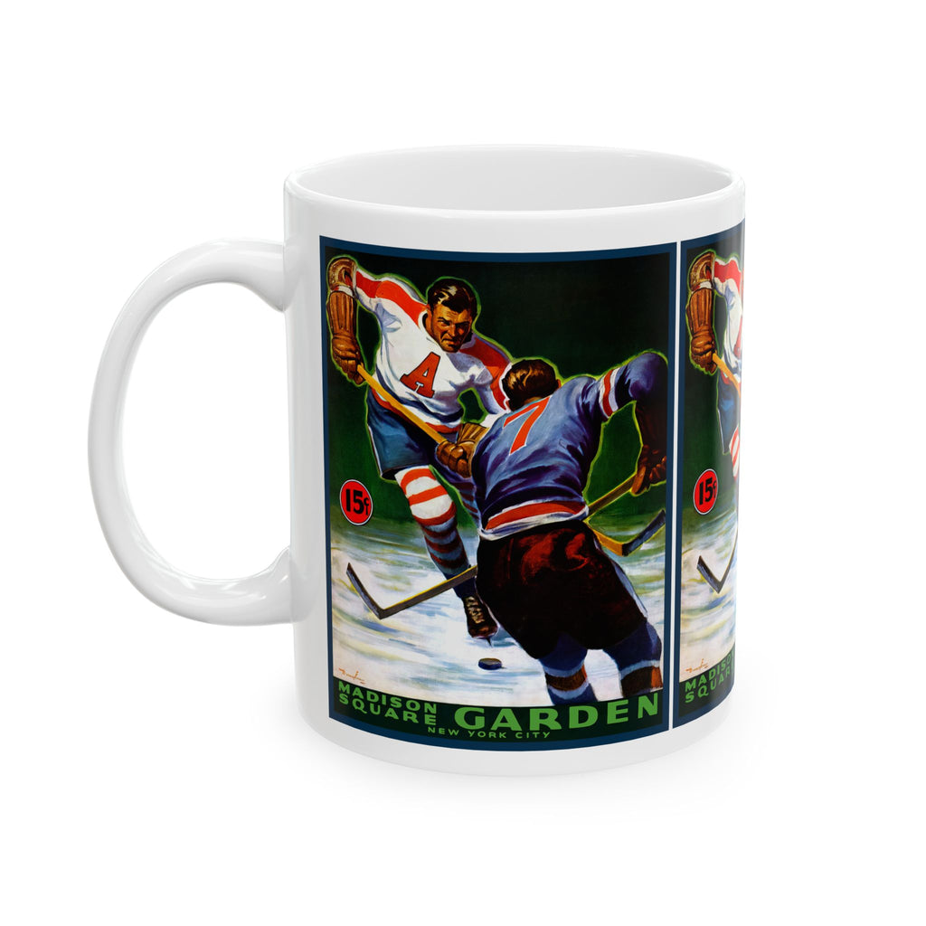 Hockey Ceramic Mug, 1941 - 1942 Brooklyn Americans, Sports Fan Cup, Hockey Lover Gift, Team Tea Cup