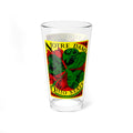 Mixing Glass, 16oz - 1935 Ohio State Notre Dame Football design, Sports Barware, Game Day Beer Glass, College Football Fan Gift, Football