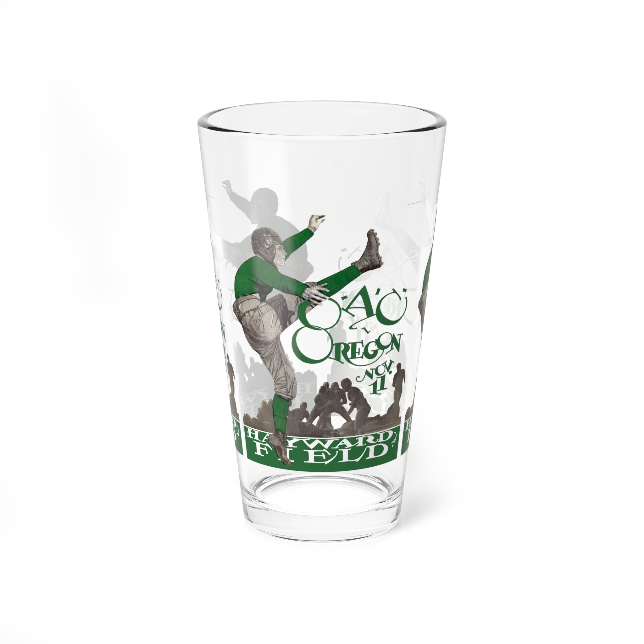 1927 Vintage Oregon State Beavers- University of Oregon Ducks Football Program Cover -  Pint Glass, 16oz