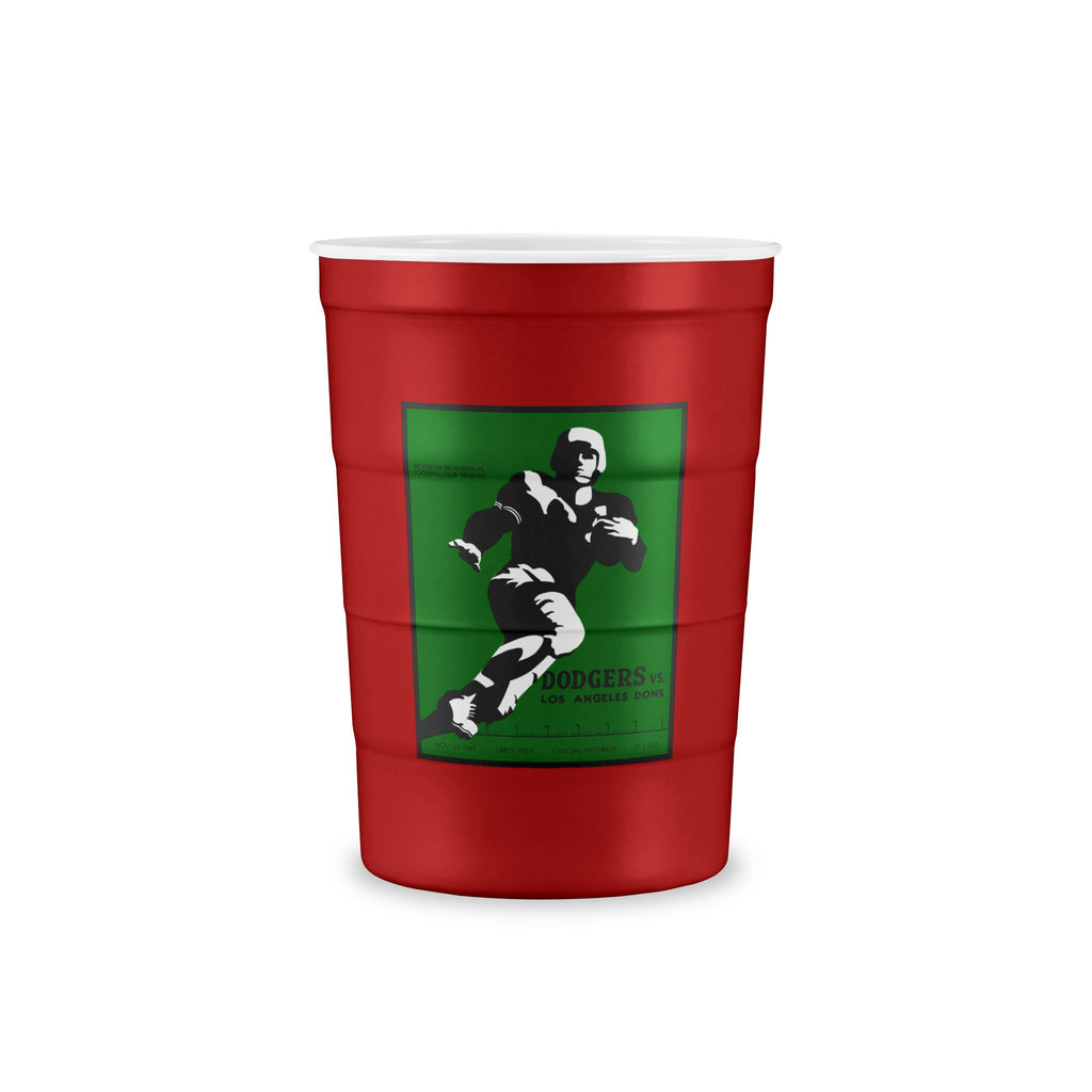 1947 Football Los Angeles Dons - Brooklyn Dodgers Football - Recyclable Steel Cup