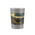 Oregon Coast Bicycling Steel Cup — Recyclable Travel Tumbler