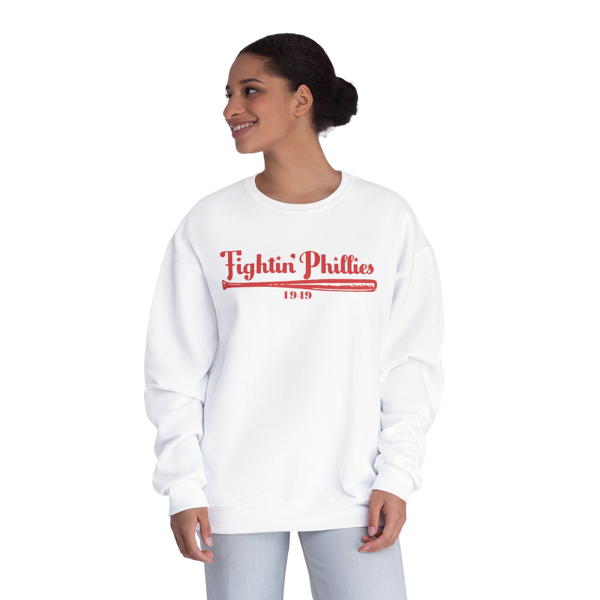 1949 Philadelphia Baseball Fighting Phillies - NuBlend® Crewneck Sweatshirt