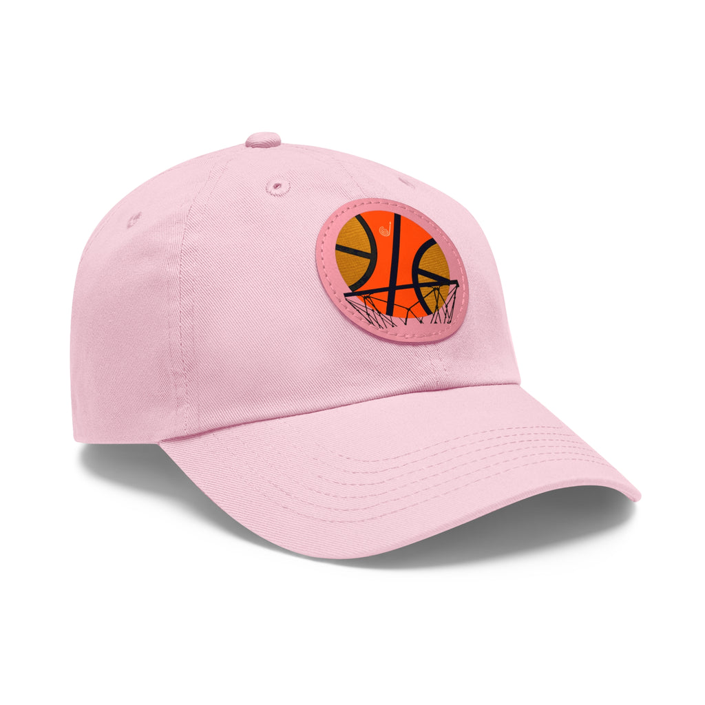 1967- 1968 Vintage Seattle Super Sonics Basketball - Dad Hat with Leather Patch (Round)