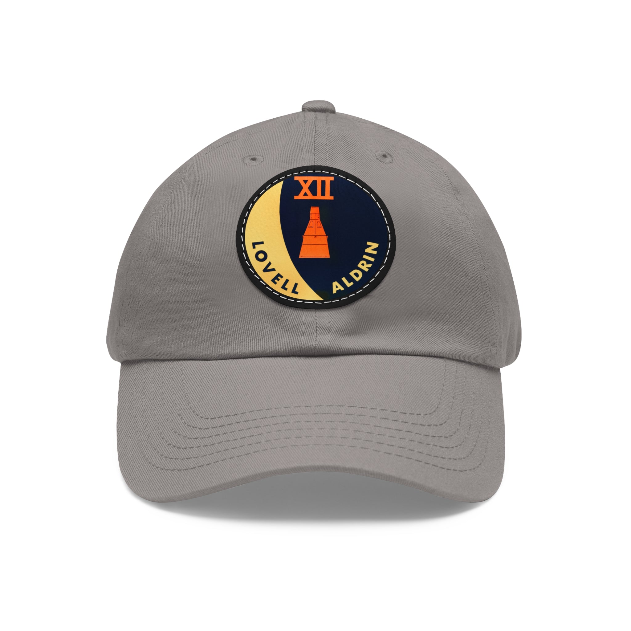 NASA Gemini 12 - Flight Patch - Dad Hat with Leather Patch (Round)