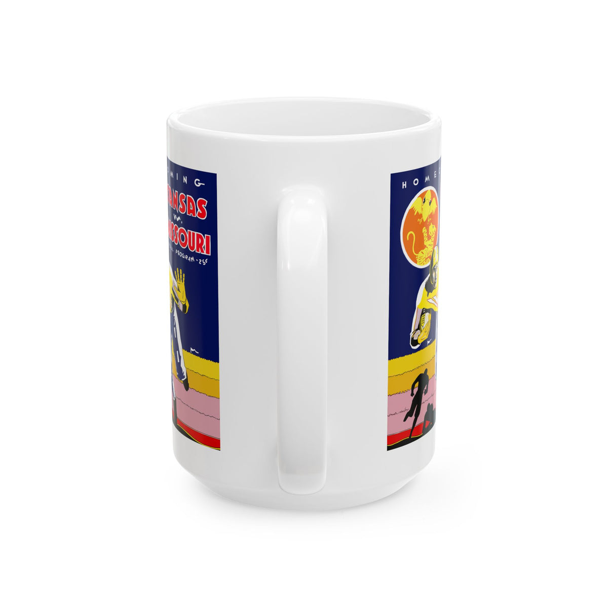 1931 Kansas vs Missouri Vintage Football Ceramic Mug (11oz, 15oz)