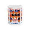 Ceramic Mug - 1962 Vintage Cubs Baseball Program - National League, Coffee Cup, Tea Mug, Sports Fan Gift, Baseball Memorabilia, Home Office