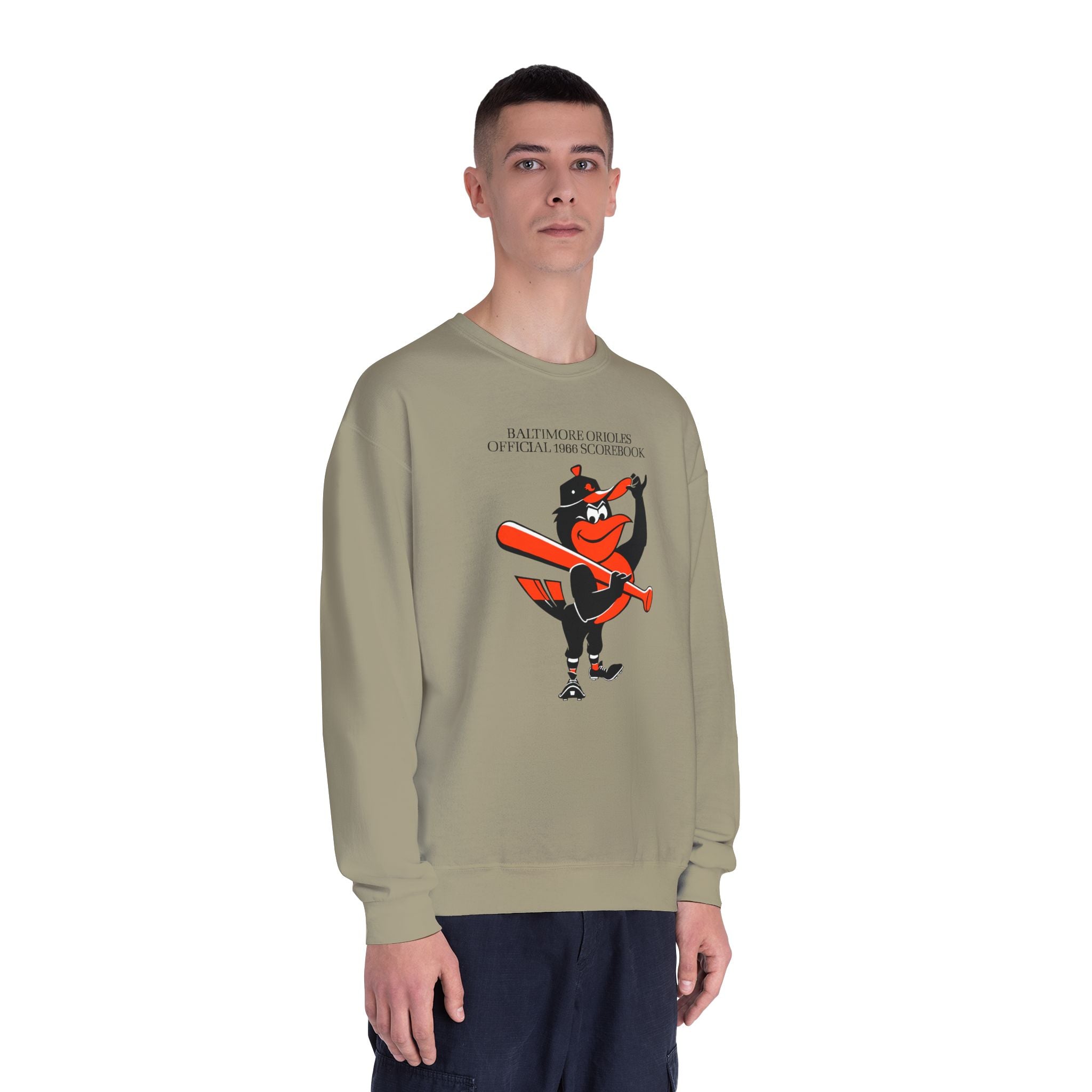 1966 Baltimore Orioles Baseball Scorecard - NuBlend® Crewneck Sweatshirt