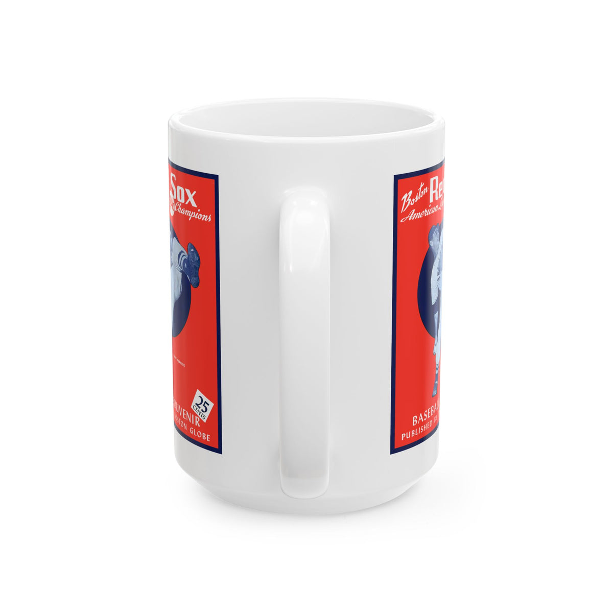 1946 Boston Red Sox Vintage Baseball Program Cover Ceramic Mug — 11/15oz