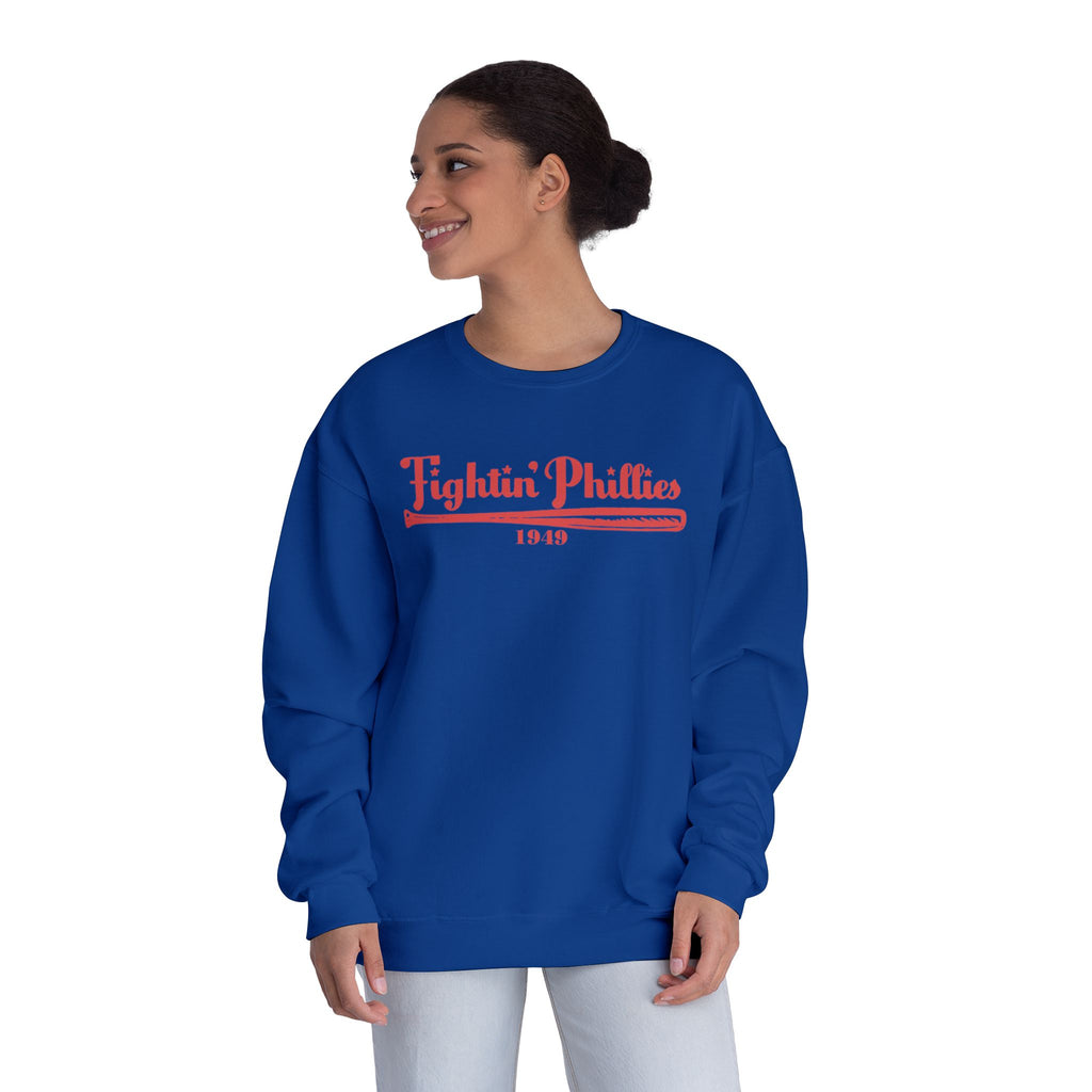 1949 Philadelphia Baseball Fighting Phillies - NuBlend® Crewneck Sweatshirt