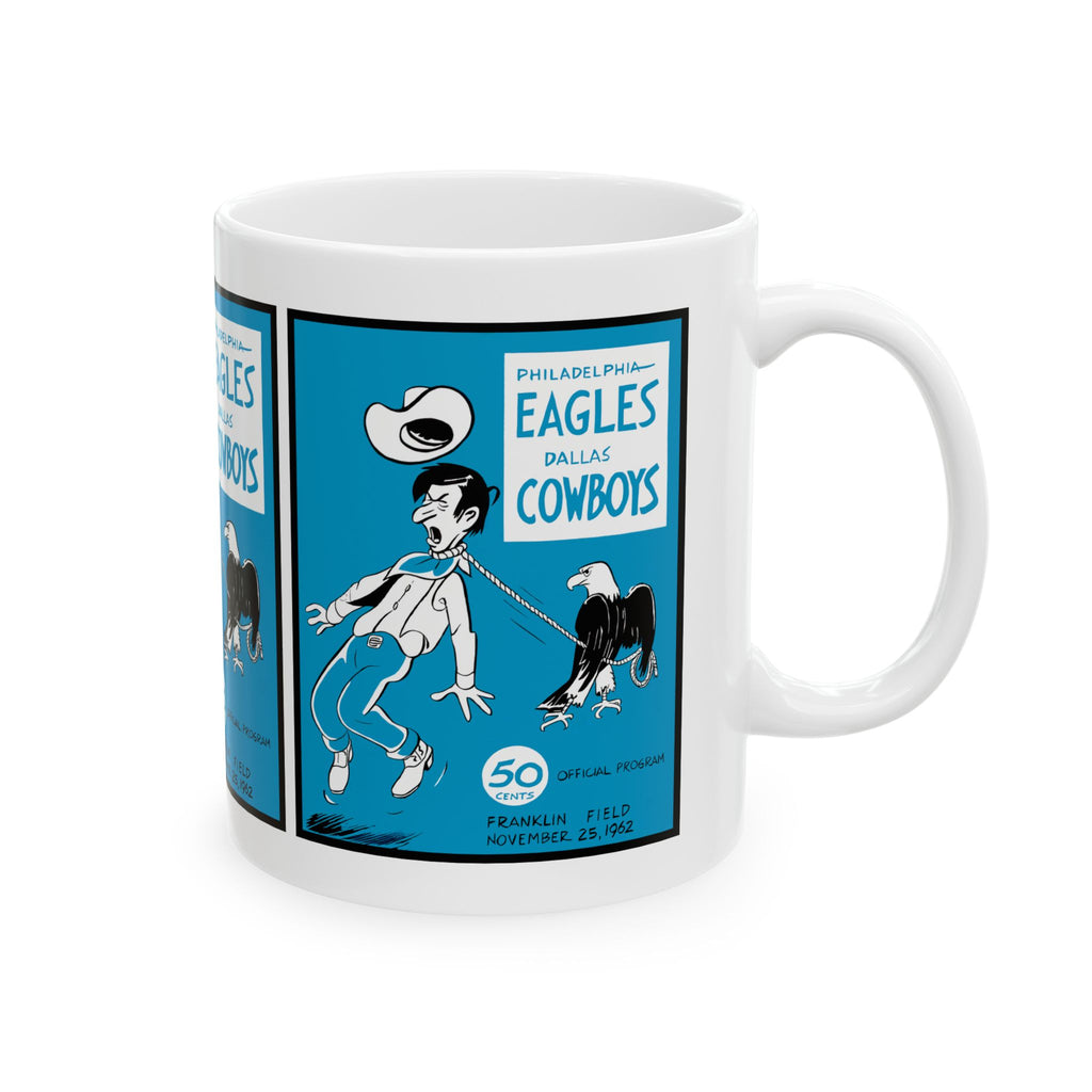 1962 Football Cowboys-Eagles Mug | Ceramic Coffee Cup 11oz 15oz