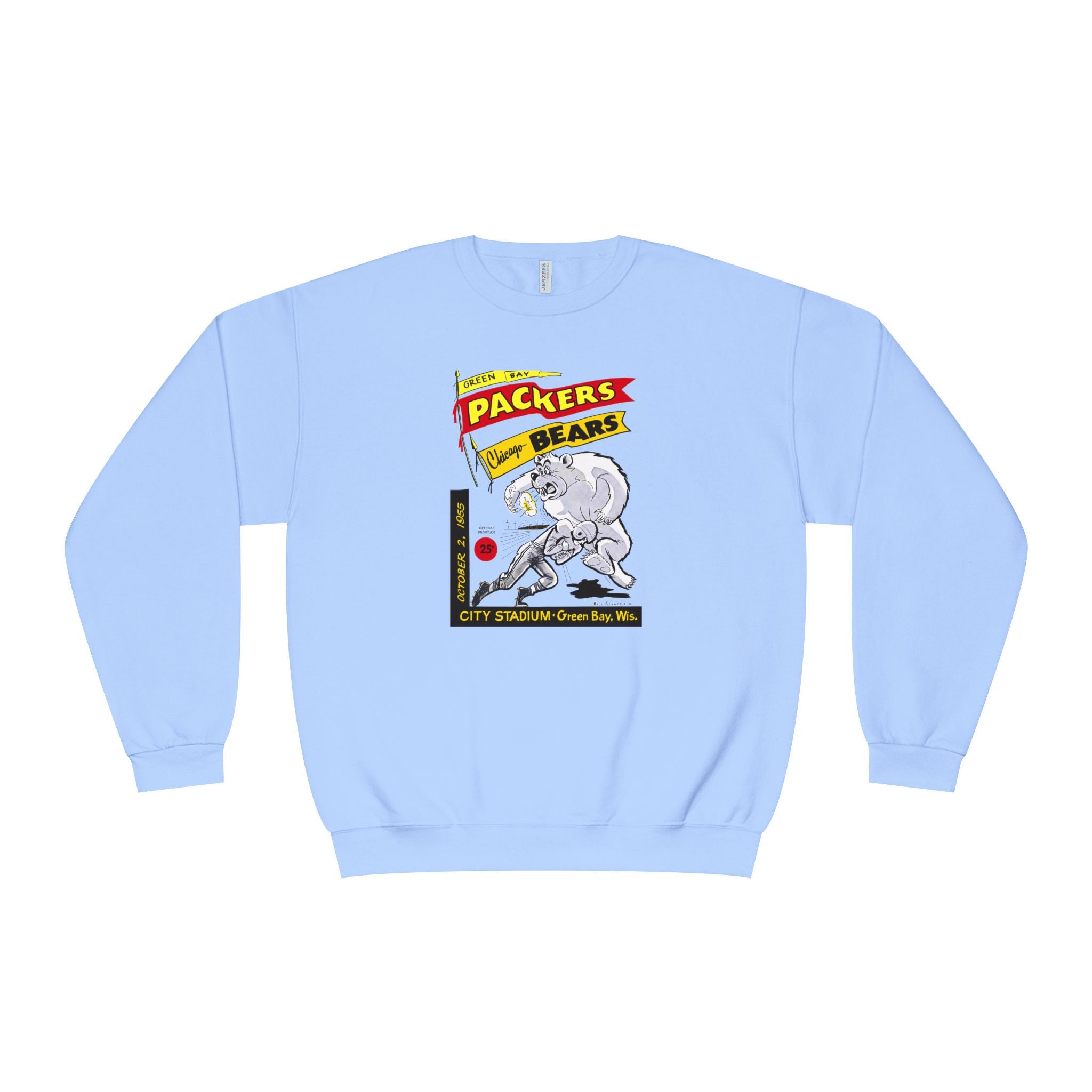 1955 Vintage Bears - Packers Football -  NuBlend® Crewneck Sweatshirt
