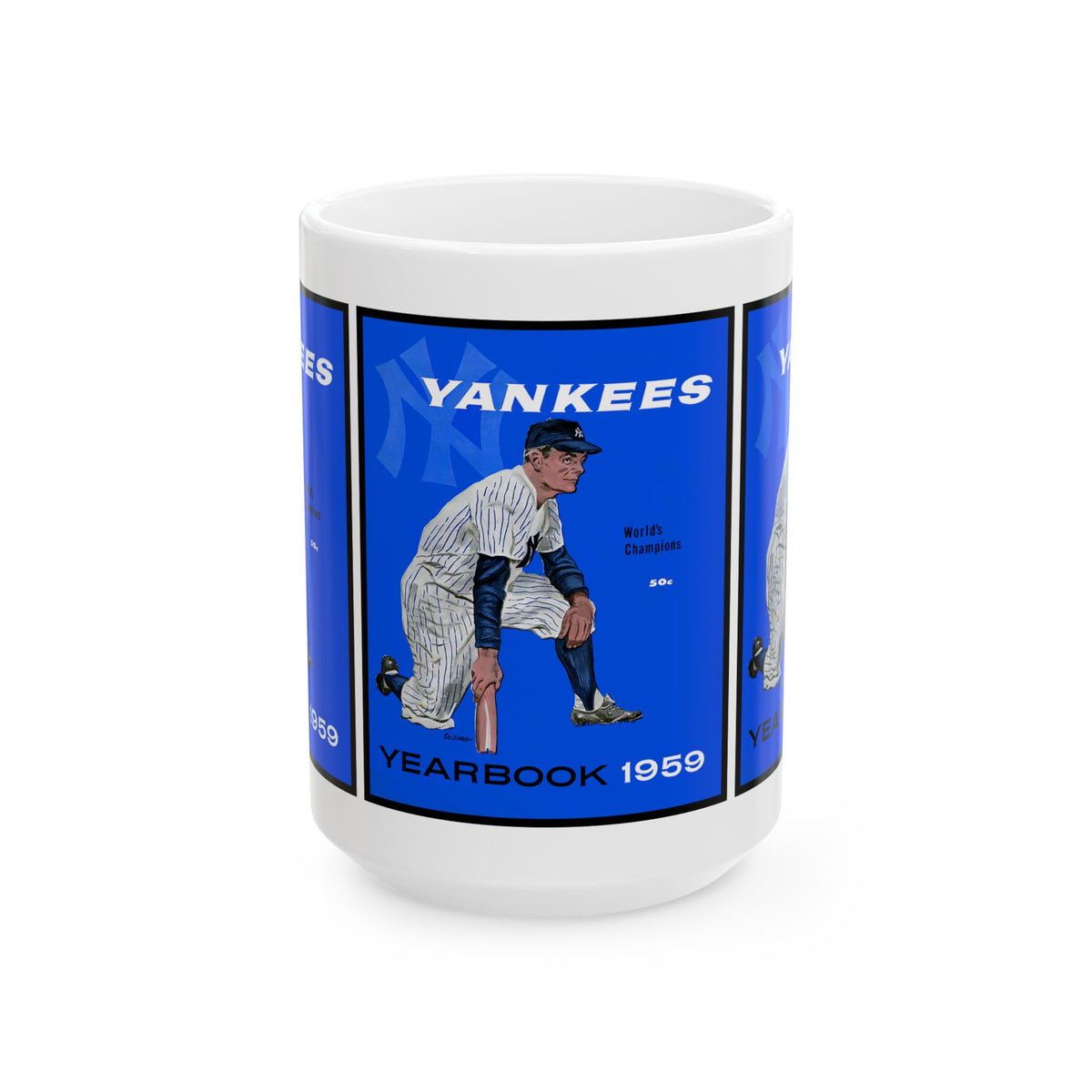 1959 Yankees Vintage Yearbook Ceramic Mug 11oz and 15oz