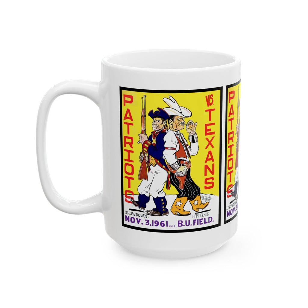 Mug - 1961 Boston Patriots Football Dallas Texans Ceramic Coffee Cup