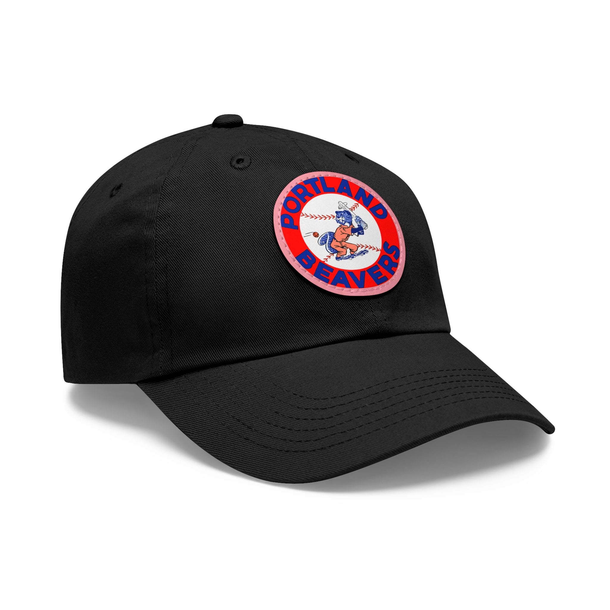 1967 Vintage Portland Beavers - Pacific Coast League Baseball - Dad Hat with Leather Patch (Round)